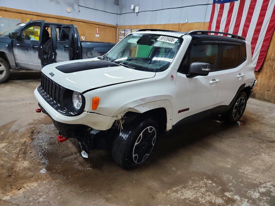 58120406 :رقم المزاد ، ZACCJBCBXHPF75392 vin ، 2017 Jeep Renegade مزاد بيع