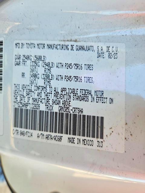 2023 Toyota Tacoma მანქანა იყიდება აუქციონზე, vin: 3TYSZ5AN8PT132828, აუქციონის ნომერი: 55799246