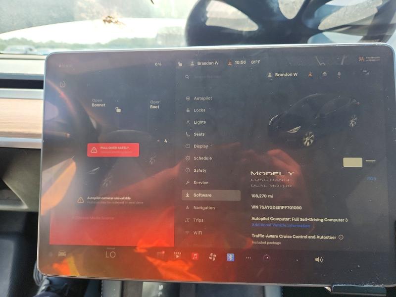 Продажа на аукционе авто 2023 Tesla Model Y, vin: 7SAYGDEE1PF701090, номер лота: 53771756