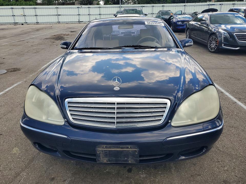 2000 Mercedes-benz S მანქანა იყიდება აუქციონზე, vin: WDBNG70J1YA086877, აუქციონის ნომერი: 58393046
