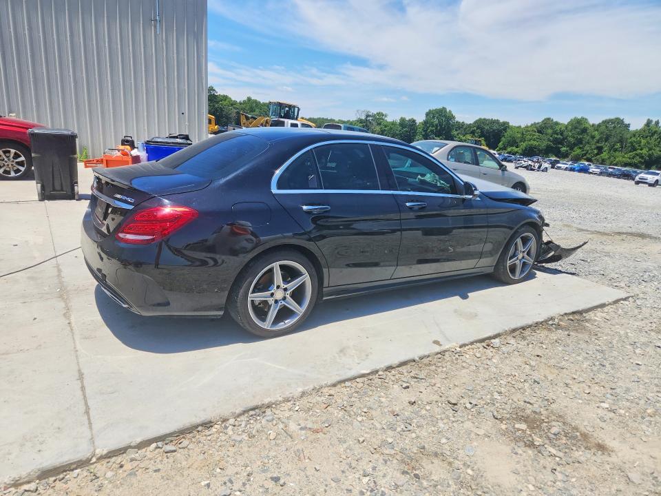 58101436 :رقم المزاد ، 55SWF4JB1FU063617 vin ، 2015 Mercedes-benz C مزاد بيع
