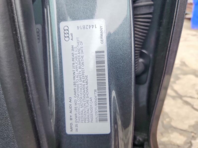 Продажа на аукционе авто 2025 Audi S5, vin: WAU25CFU9SN041736, номер лота: 56109766