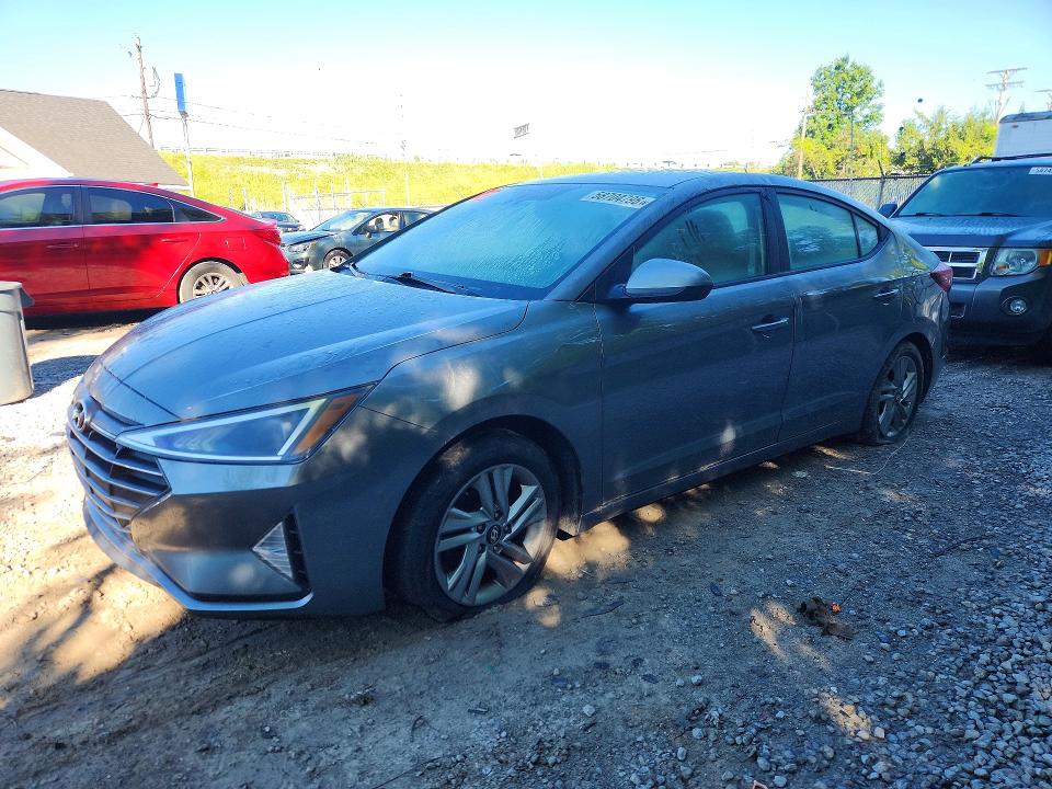 Auction sale of the 2019 Hyundai Elantra, vin: KMHD84LF0KU770076, lot number: 58704796