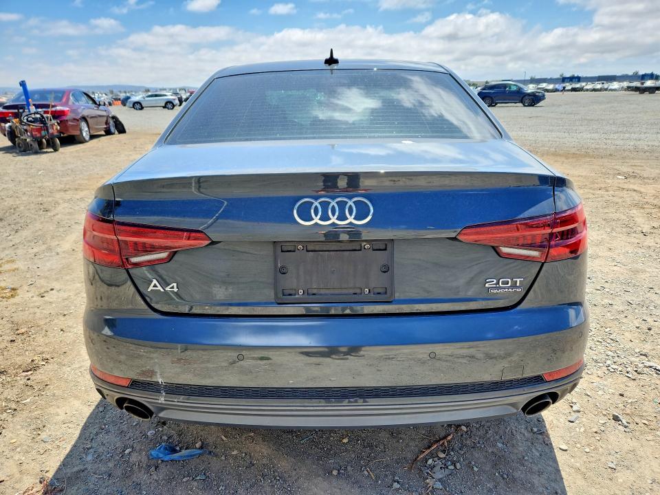 2018 Audi A4 მანქანა იყიდება აუქციონზე, vin: WAUENAF43JA139927, აუქციონის ნომერი: 57963516