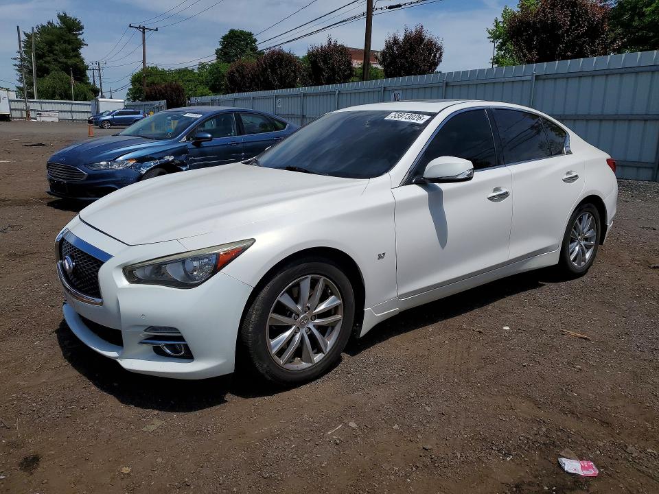 55973026 :رقم المزاد ، JN1BV7AR9FM412499 vin ، 2015 Infiniti Q50 مزاد بيع