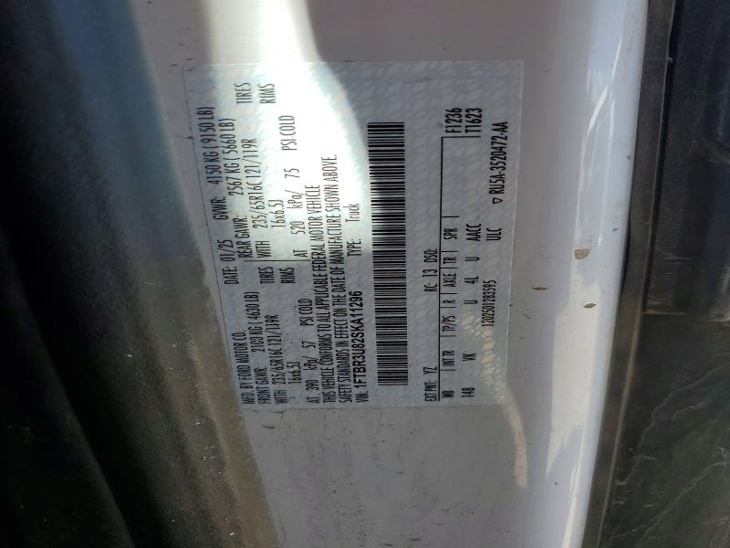 2025 Ford Transit მანქანა იყიდება აუქციონზე, vin: 1FTBR3U82SKA11296, აუქციონის ნომერი: 58757866