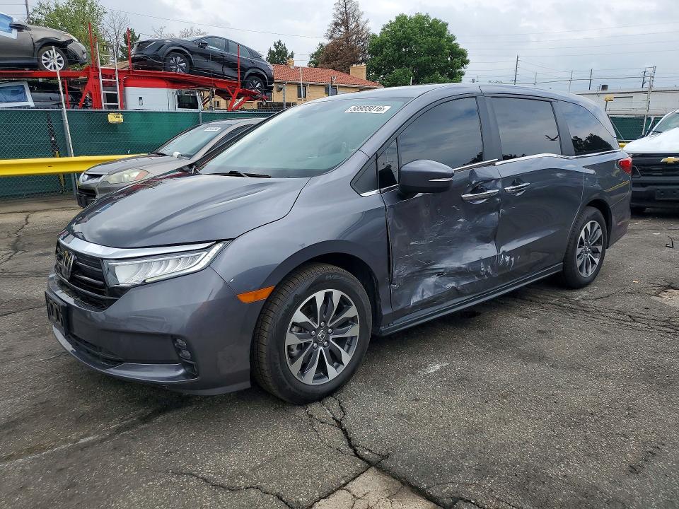 58955016 :رقم المزاد ، 5FNRL6H61RB047823 vin ، 2024 Honda Odyssey مزاد بيع