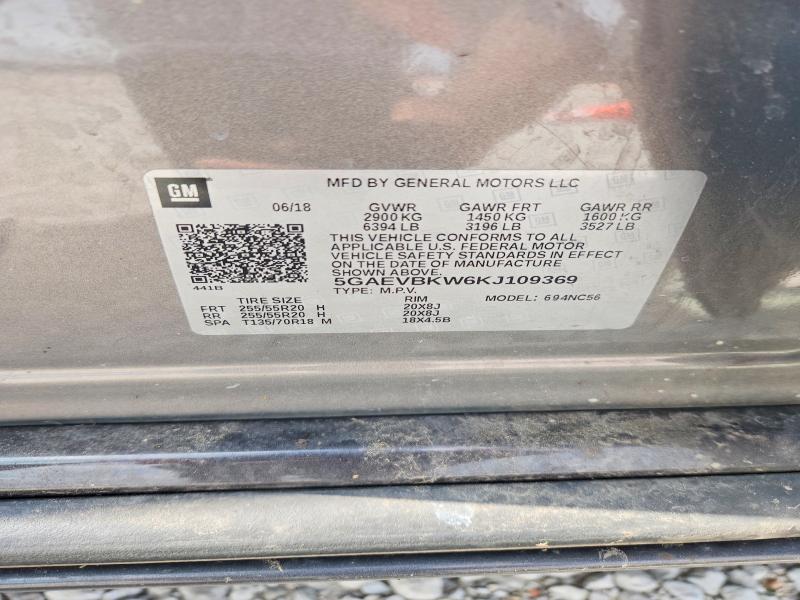 Продажа на аукционе авто 2019 Buick Enclave, vin: 5GAEVBKW6KJ109369, номер лота: 52947446