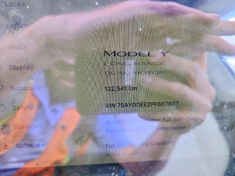 Продажа на аукционе авто 2023 Tesla Model Y, vin: 7SAYGDEE2PF607607, номер лота: 55111476