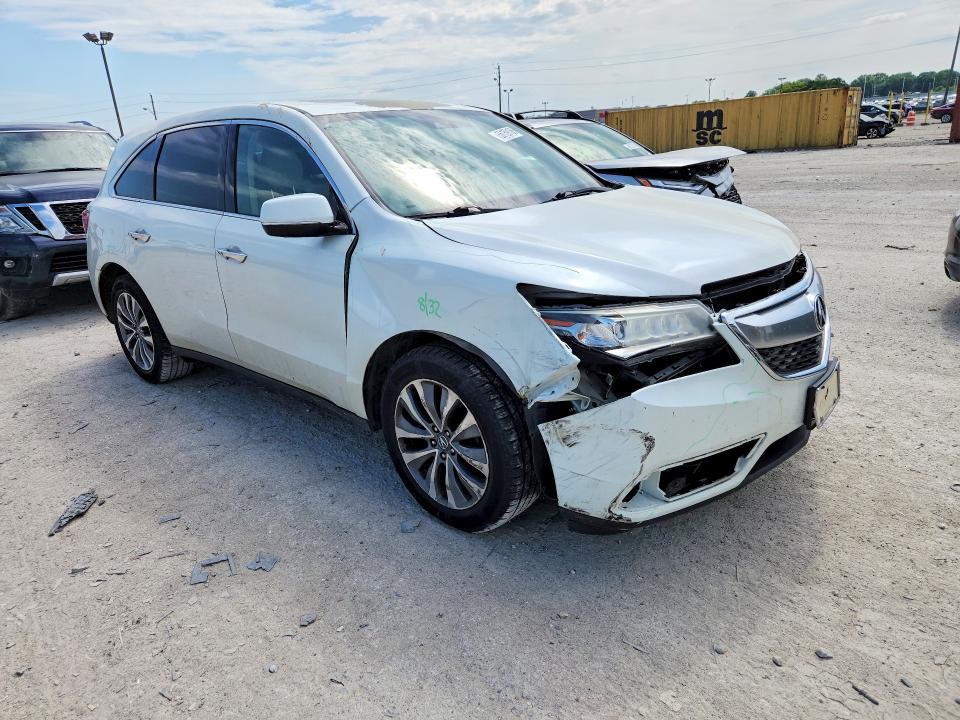 2015 Acura Mdx მანქანა იყიდება აუქციონზე, vin: 5FRYD4H44FB014577, აუქციონის ნომერი: 56159166