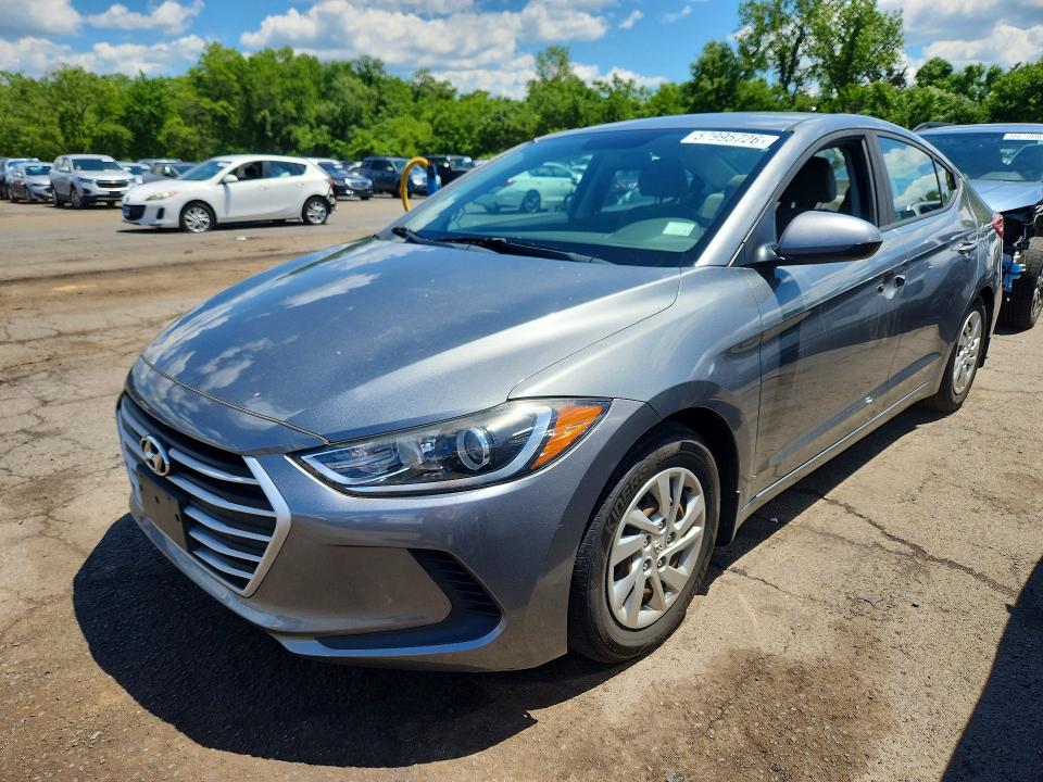Auction sale of the 2017 Hyundai Elantra, vin: KMHD74LF7HU371144, lot number: 57995726