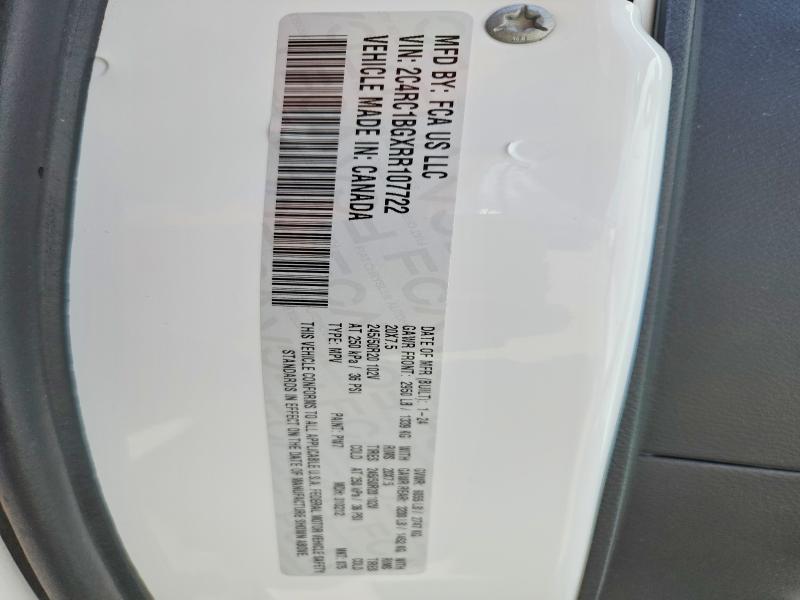 2024 Chrysler Pacifica მანქანა იყიდება აუქციონზე, vin: 2C4RC1BGXRR107722, აუქციონის ნომერი: 57239286