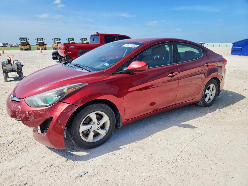 2014 Hyundai Elantra მანქანა იყიდება აუქციონზე, vin: 5NPDH4AE6EH534674, აუქციონის ნომერი: 58638106