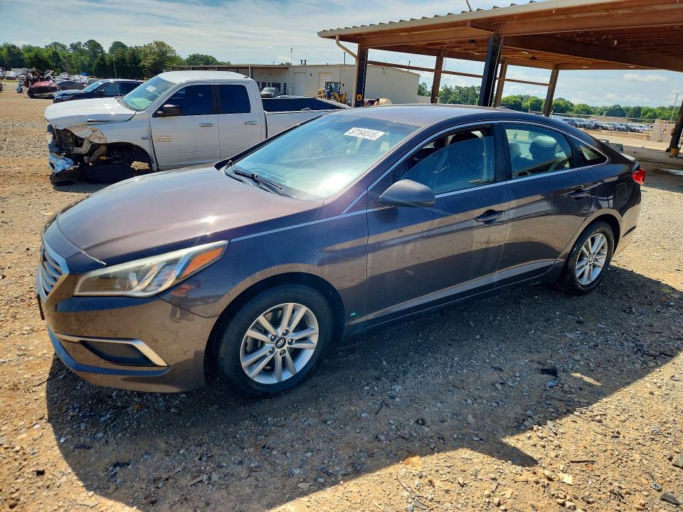 57194546 :رقم المزاد ، 5NPE24AF5HH448775 vin ، 2017 Hyundai Sonata مزاد بيع