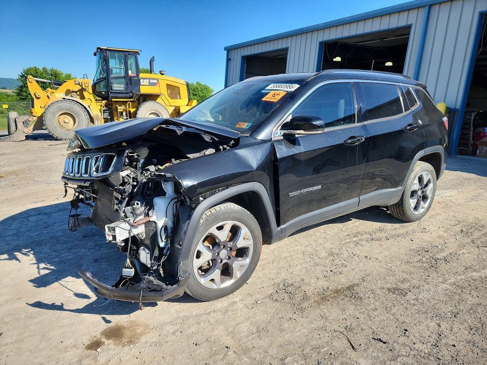 Продажа на аукционе авто 2020 Jeep Compass, vin: 3C4NJDCB1LT153307, номер лота: 55883986