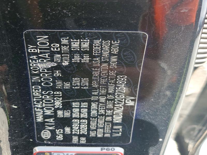 Aukcja sprzedaży 2016 Kia Soul, vin: KNDJN2A22G7254893, numer aukcji: 57721886