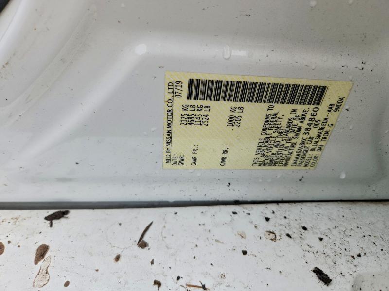 Продаж на аукціоні авто 2019 Nissan Maxima, vin: 1N4AA6AV8KC384860, номер лоту: 58626606