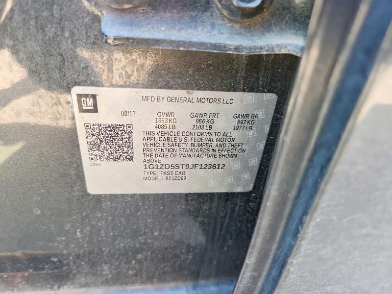 Aukcja sprzedaży 2018 Chevrolet Malibu, vin: 1G1ZD5ST9JF123612, numer aukcji: 54995516
