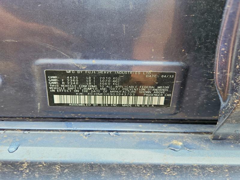 Продаж на аукціоні авто 2013 Subaru Legacy, vin: 4S3BMCG69D3043703, номер лоту: 56541136