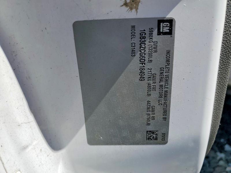 2013 Chevrolet Silverado მანქანა იყიდება აუქციონზე, vin: 1GB3CZCG6DF184949, აუქციონის ნომერი: 57396826