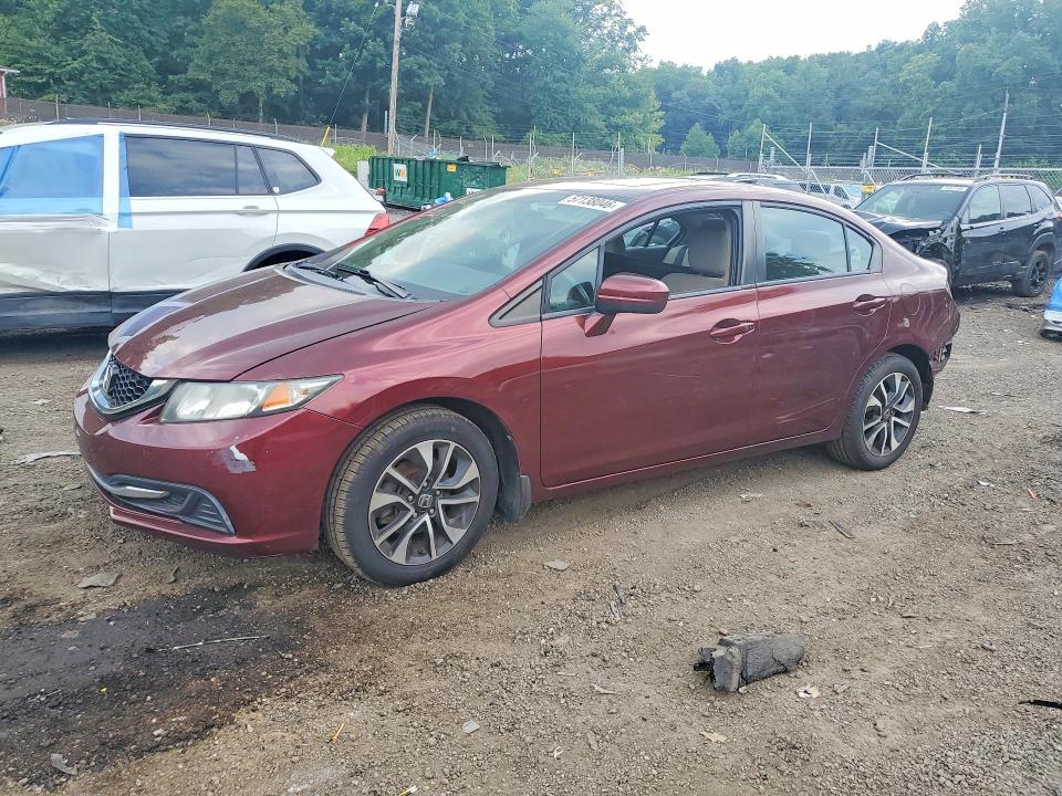 Auction sale of the 2015 Honda Civic, vin: 19XFB2F83FE110215, lot number: 57138046