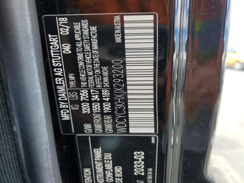 Aukcja sprzedaży 2018 Mercedes-benz G, vin: WDCYC3KHXJX293200, numer aukcji: 58586436