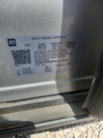 58315736 :رقم المزاد ، 1GNEVGKWXNJ173020 vin ، 2022 Chevrolet Traverse مزاد بيع