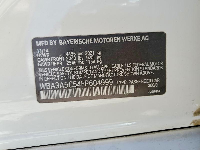 Продажа на аукционе авто 2015 Bmw 328, vin: WBA3A5C54FP604999, номер лота: 58966066