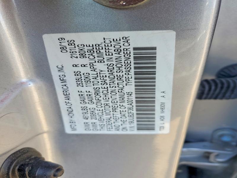 Продажа на аукционе авто 2020 Acura Tlx, vin: 19UUB2F36LA001145, номер лота: 56421036
