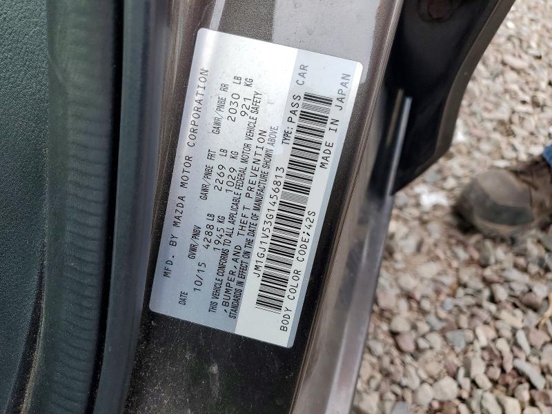 Aukcja sprzedaży 2016 Mazda 6, vin: JM1GJ1V53G1456813, numer aukcji: 57338996