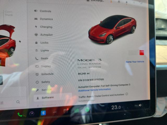 2018 Tesla Model 3 მანქანა იყიდება აუქციონზე, vin: 5YJ3E1EB3JF117105, აუქციონის ნომერი: 53317536