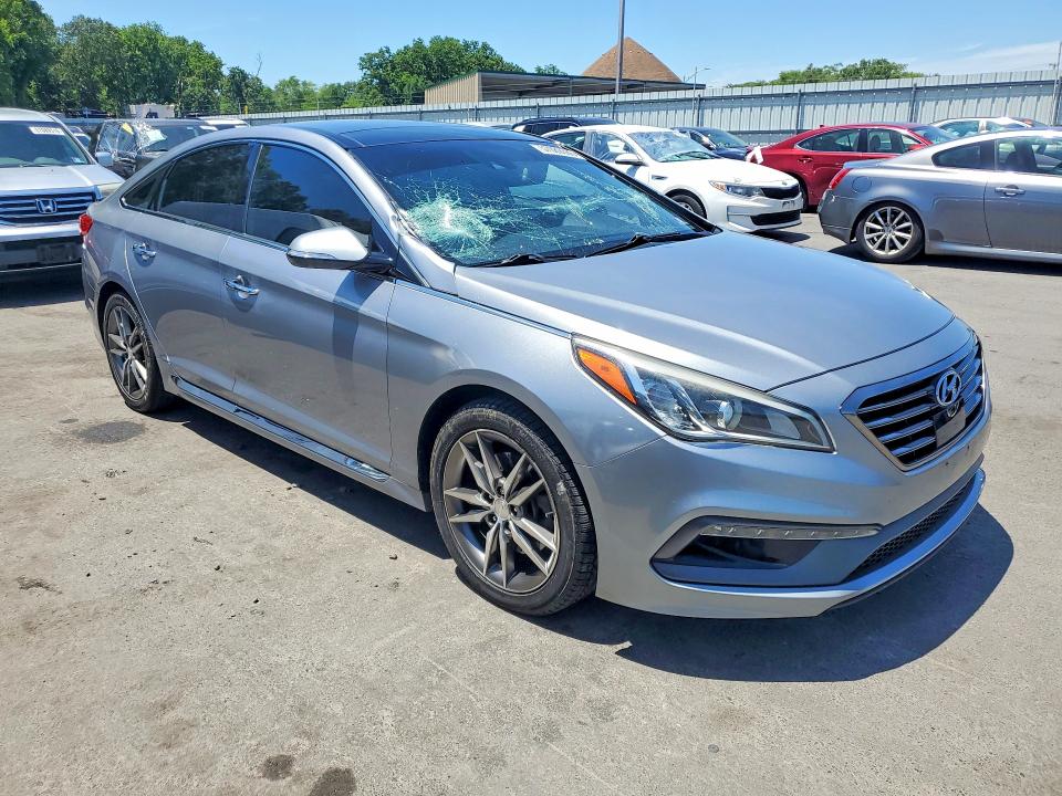 2015 Hyundai Sonata მანქანა იყიდება აუქციონზე, vin: 5NPE34AB4FH041201, აუქციონის ნომერი: 57089366