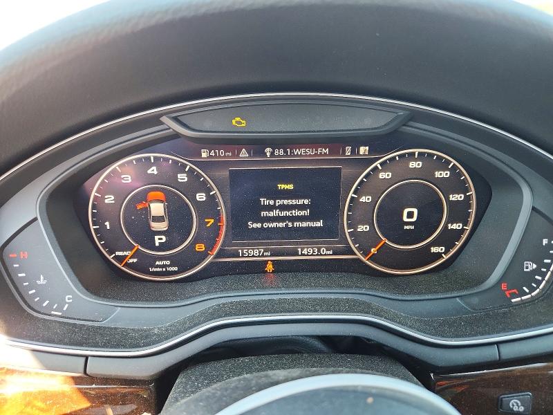 2018 Audi A4 მანქანა იყიდება აუქციონზე, vin: WAUENAF45JN019488, აუქციონის ნომერი: 54940326