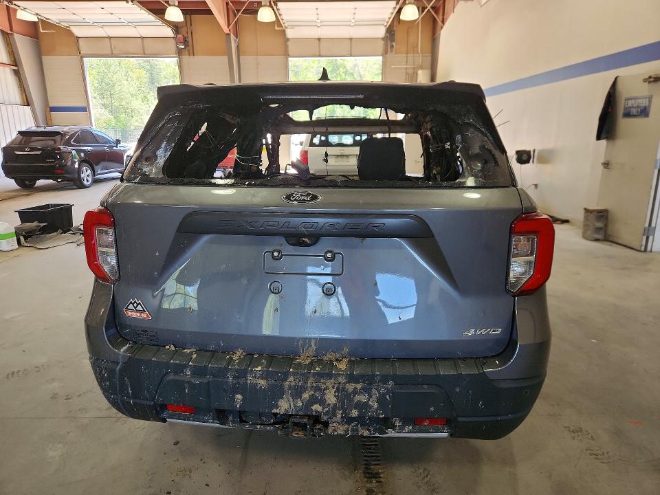 56153196 :رقم المزاد ، 1FMSK8JH7MGC18113 vin ، 2021 Ford Explorer مزاد بيع