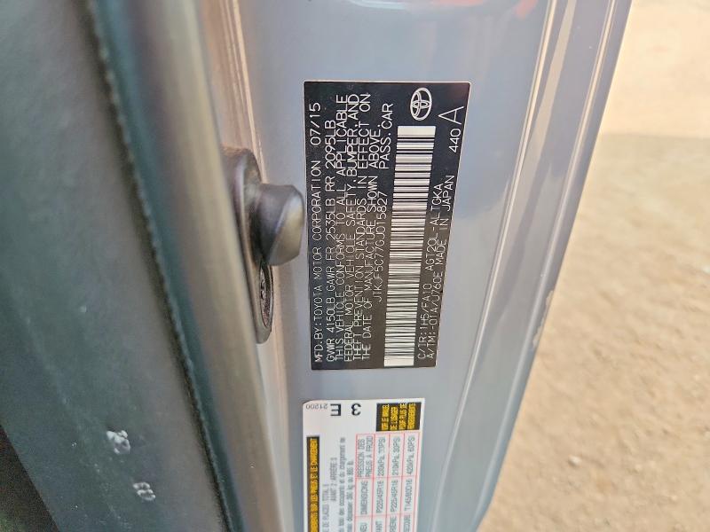 2016 Toyota Scion Tc მანქანა იყიდება აუქციონზე, vin: JTKJF5C77GJ015827, აუქციონის ნომერი: 56086086