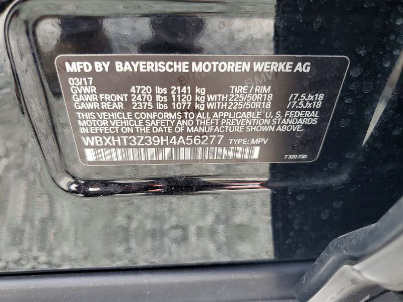 Продажа на аукционе авто 2017 Bmw X1, vin: WBXHT3Z39H4A56277, номер лота: 57473416