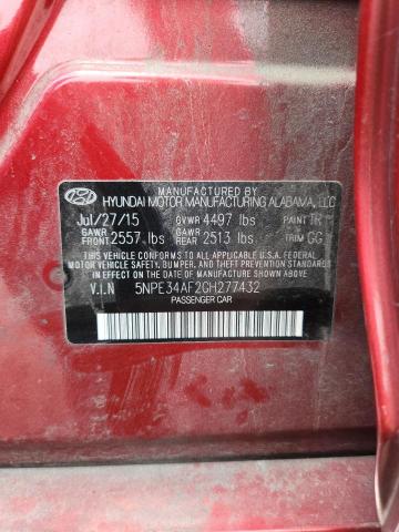 Продажа на аукционе авто 2016 Hyundai Sonata, vin: 5NPE34AF2GH277432, номер лота: 56314986
