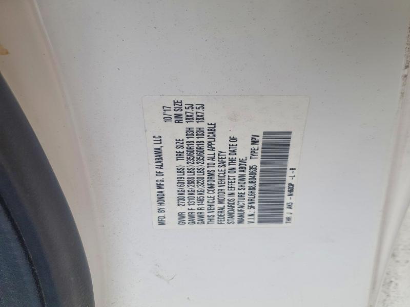 Продажа на аукционе авто 2018 Honda Odyssey, vin: 5FNRL6H88JB048635, номер лота: 58845936