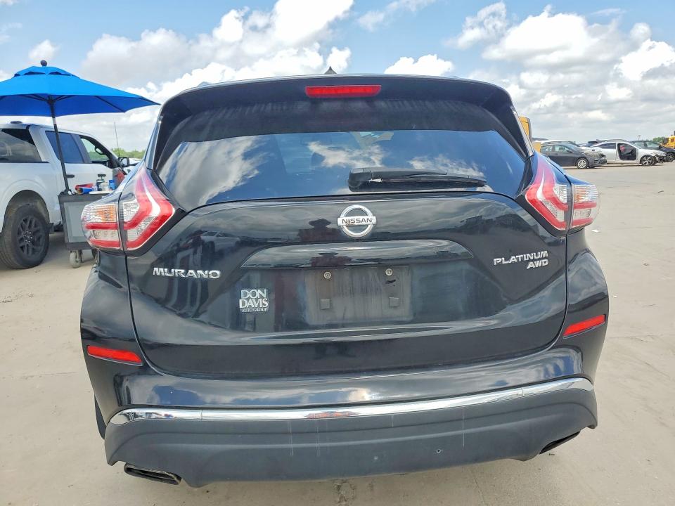 2015 Nissan Murano მანქანა იყიდება აუქციონზე, vin: 5N1AZ2MH8FN211461, აუქციონის ნომერი: 55988286