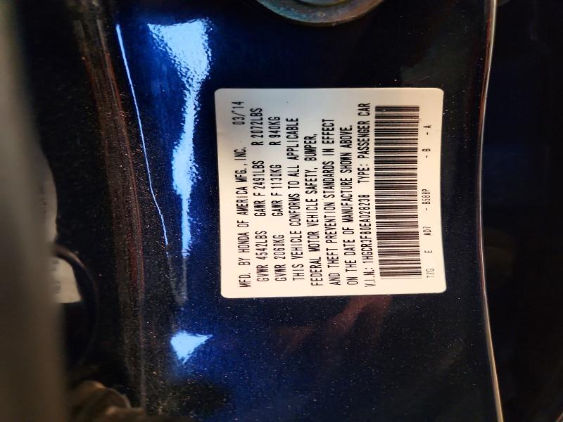 Aukcja sprzedaży 2014 Honda Accord, vin: 1HGCR3F80EA028238, numer aukcji: 57337116
