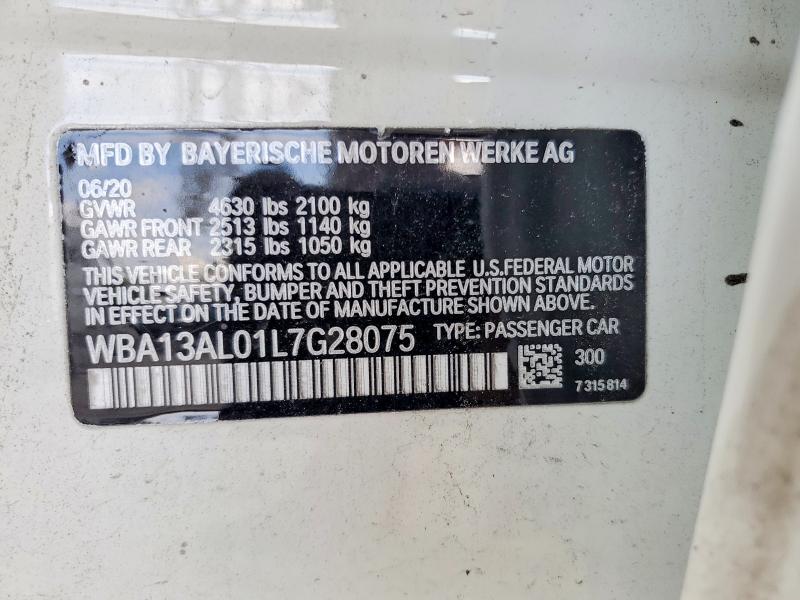 Продаж на аукціоні авто 2020 Bmw M235xi, vin: WBA13AL01L7G28075, номер лоту: 58731296
