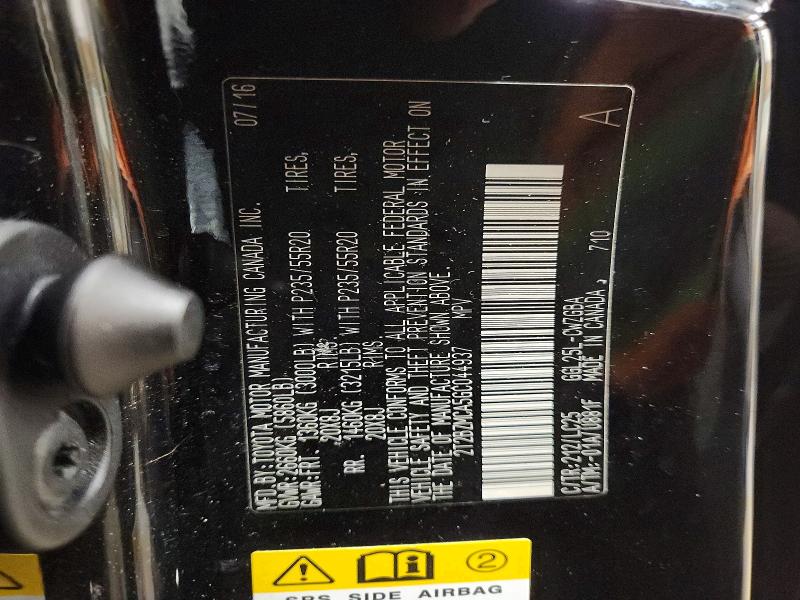 Aukcja sprzedaży 2016 Lexus Rx 350, vin: 2T2BZMCA5GC044937, numer aukcji: 57738266