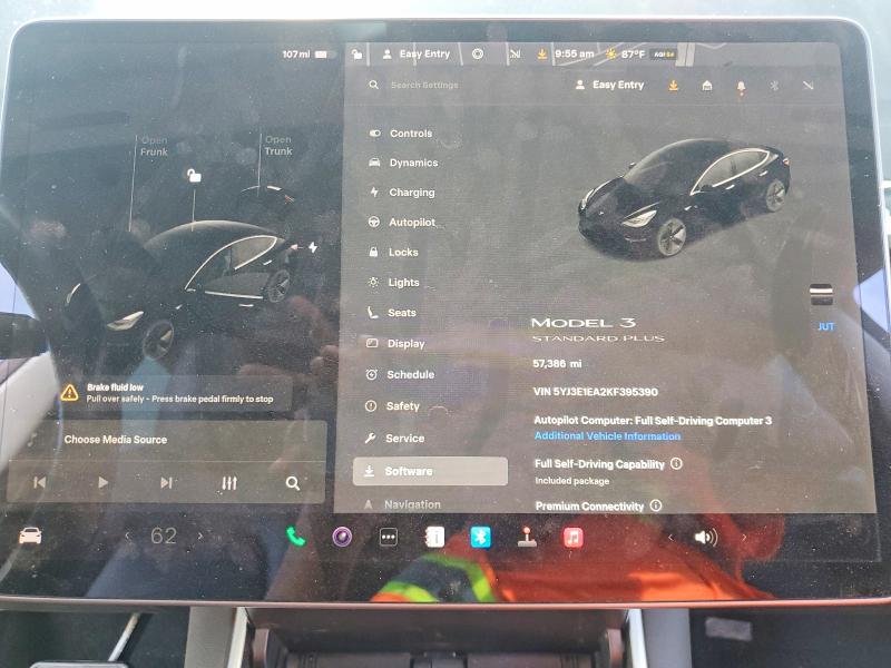 Продажа на аукционе авто 2019 Tesla Mdl 3, vin: 5YJ3E1EA2KF395390, номер лота: 56740836