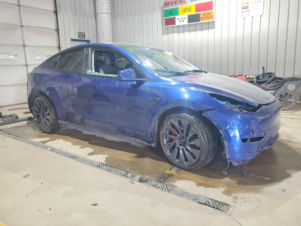 58734076 :رقم المزاد ، 7SAYGDEF1NF532078 vin ، 2022 Tesla Model Y مزاد بيع