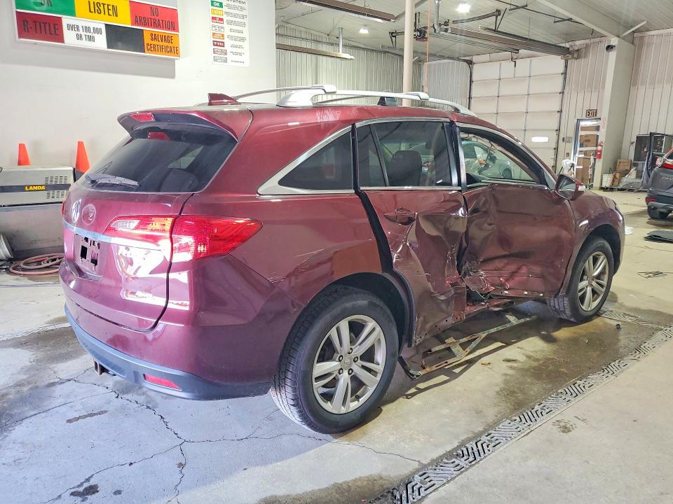 55082036 :رقم المزاد ، 5J8TB4H55FL026908 vin ، 2015 Acura Rdx مزاد بيع