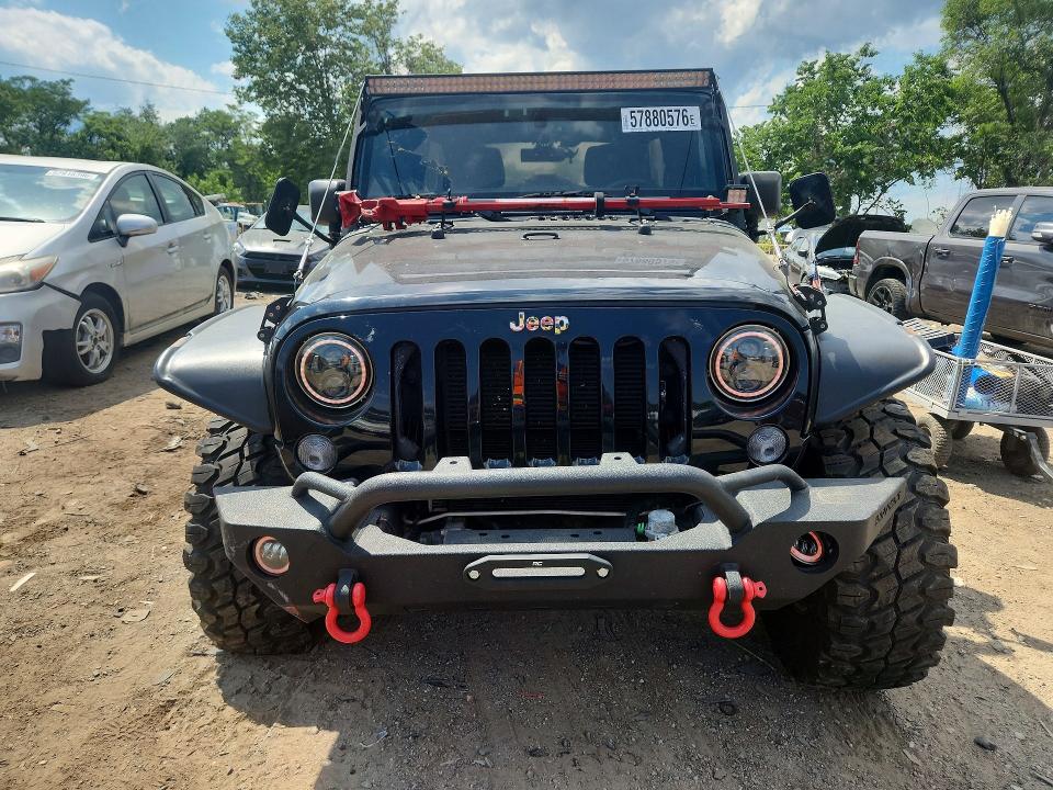 2015 Jeep Wrangler Unlimited მანქანა იყიდება აუქციონზე, vin: 1C4BJWFG3FL606073, აუქციონის ნომერი: 57880576