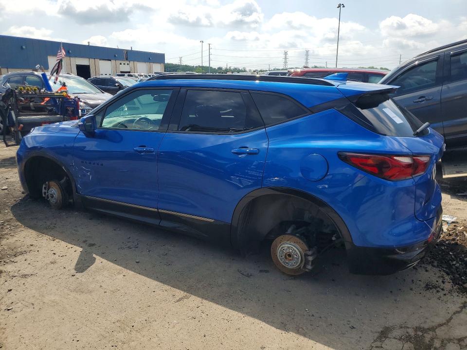 56398136 :رقم المزاد ، 3GNKBERS2KS551991 vin ، 2019 Chevrolet Blazer مزاد بيع