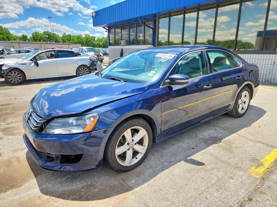 2013 Volkswagen Passat მანქანა იყიდება აუქციონზე, vin: 1VWBP7A35DC037486, აუქციონის ნომერი: 57248416