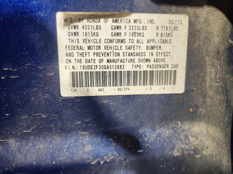 Aukcja sprzedaży 2016 Acura Ilx, vin: 19UDE2F30GA013692, numer aukcji: 57776286