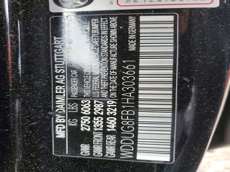 Продажа на аукционе авто 2017 Mercedes-benz S, vin: WDDUG8FB1HA303661, номер лота: 57953056